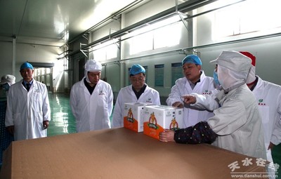 省委、省政府明查暗访组到清水检查食品安全工作(图)--天水在线